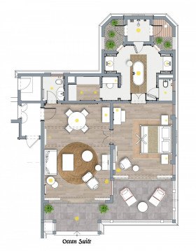 Ocean Suite Beach Front (104 m²)