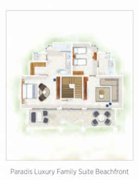 Paradis Luxury Family Suite Beachfront